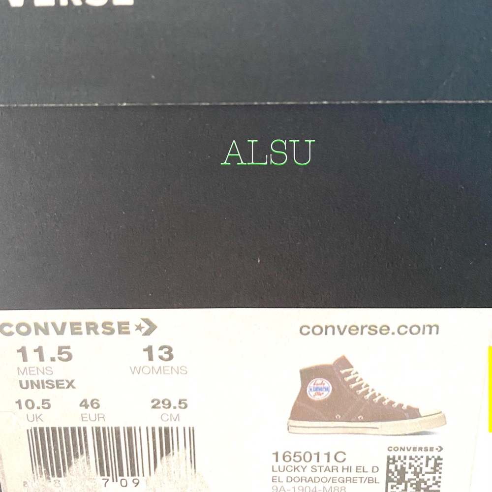 Converse Lucky Star Canvas High El Dorado Maroon M - Picture 9 of 9